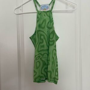 Green mesh Omighty tank top!